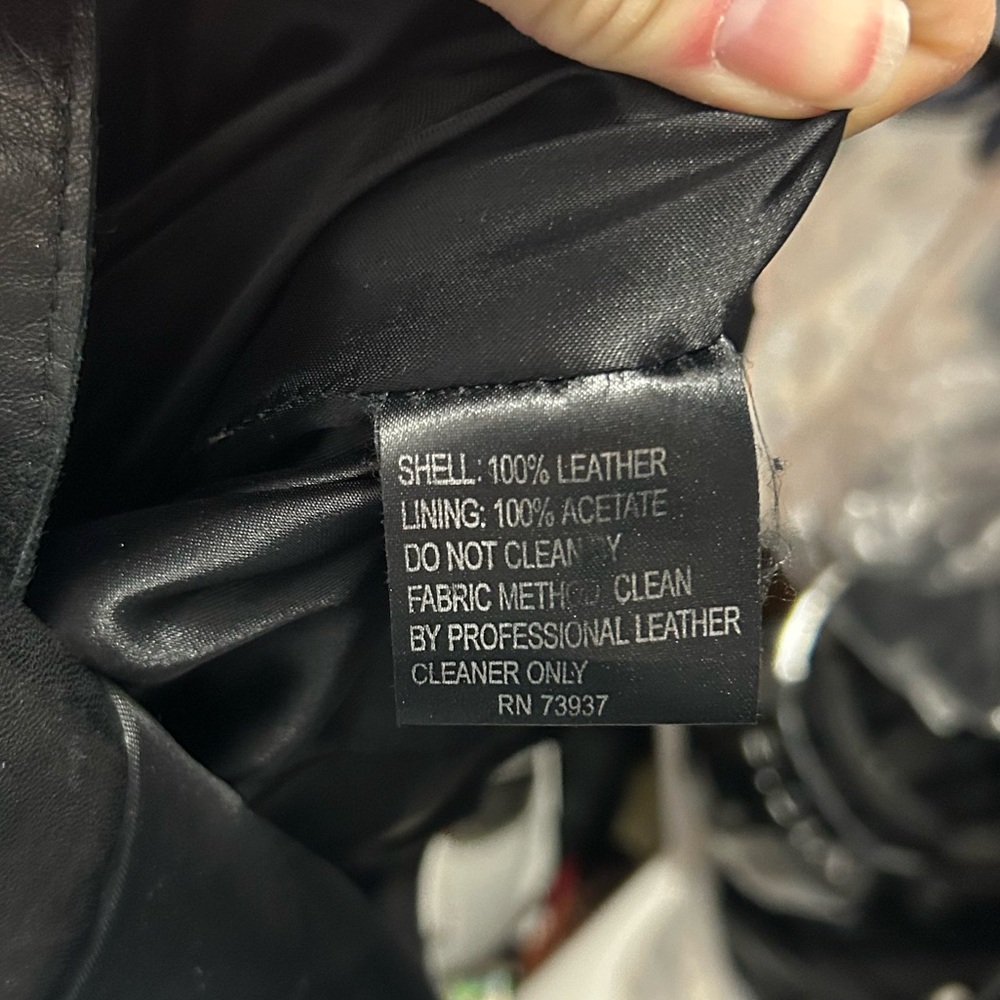 John Carlisle black leather jacket - Picture 5 of 5